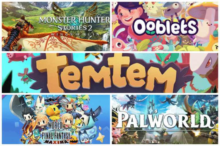 Top 5 Monster Taming Games